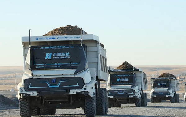 Autonomous electric mining trucks