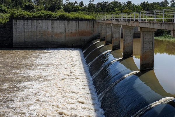 Water intake structure of the Lower Nzoia Irrigation Development Project in Siaya County, Kenya.