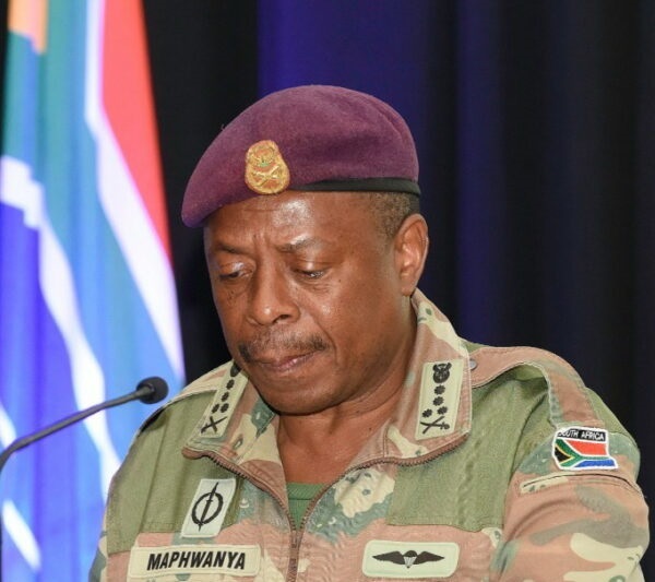 SANDF Chief, General Rudzani Mphwanya