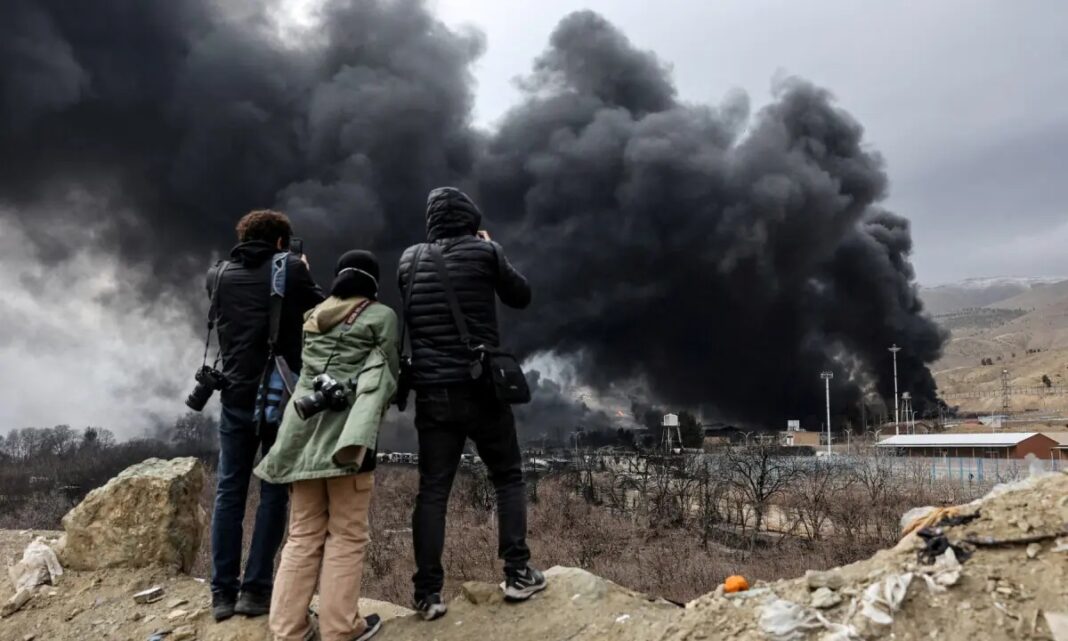 US deliberately bomb Iranian oil depots